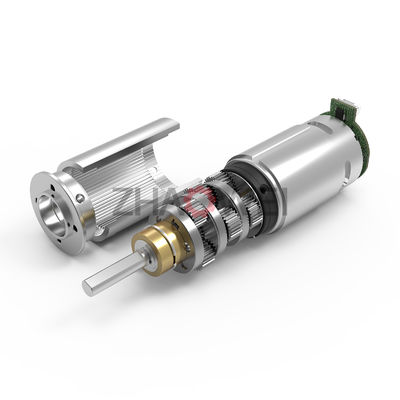 20 kg Obciążenie PMDC Micro Geared Motor 37 mm 6 V 12 V 24 V Wysoki moment obrotowy 5 obr./min TS16949